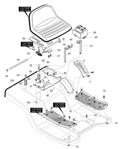 Part Location Diagram of MU710109-853 Briggs and Stratton Spring, Compression